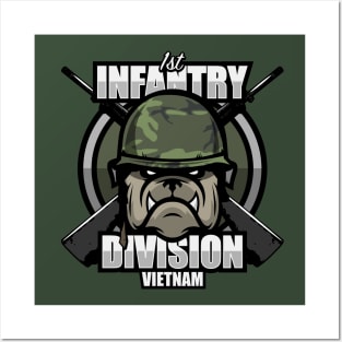 1st Infantry Division Vietnam Posters and Art